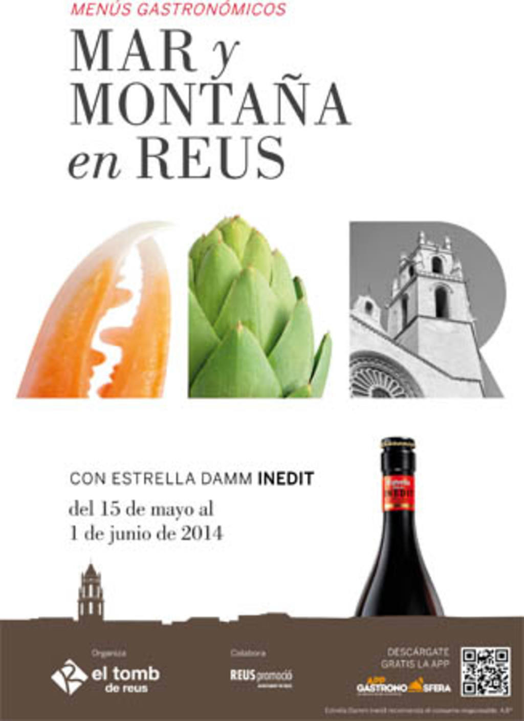 Cartel Jornades gastronòmiques mar i muntanya de Reus