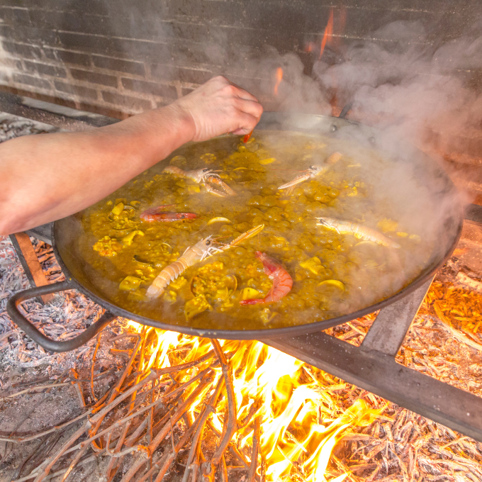 Arroz al sarmiento en Murcia