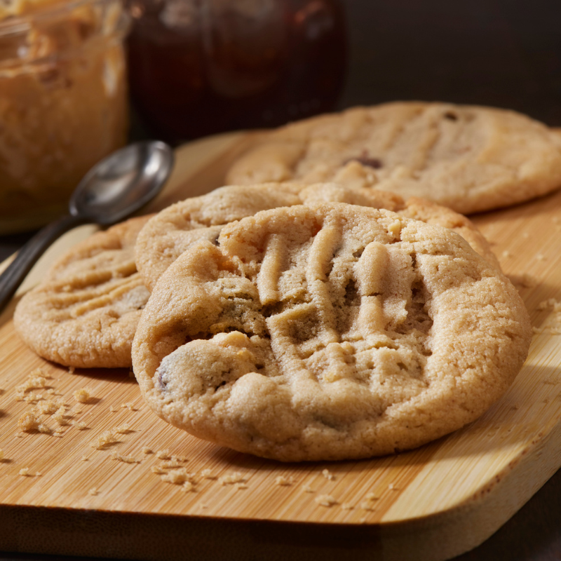 Galletas sin harina de crema de cacahuete 