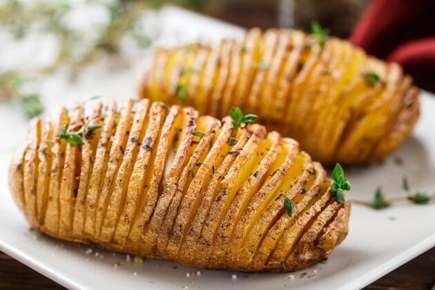 patatas hasselback