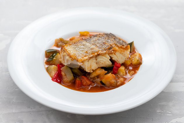 Bacallà amb samfaina