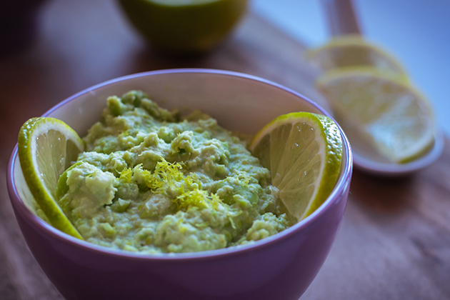 Hummus de edamame