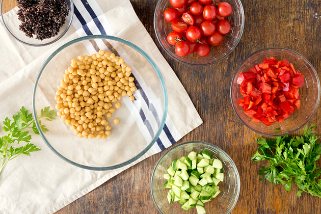 Ensalada de garbanzos