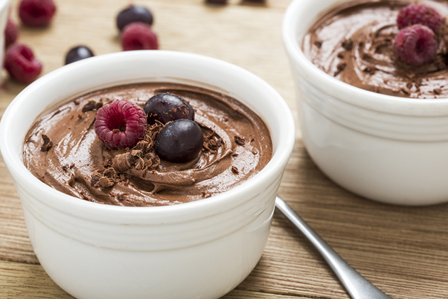 Mousse de chocolate picante