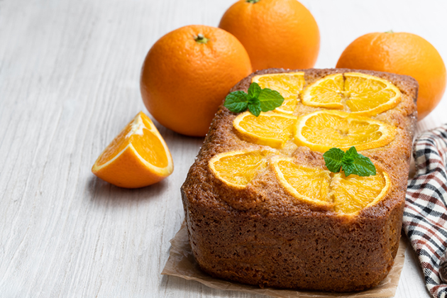 Pastel de naranja