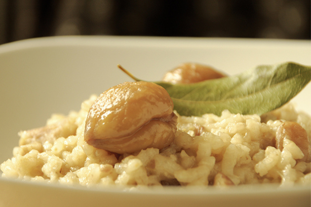 Arroz con castañas