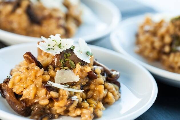 risotto de ceps