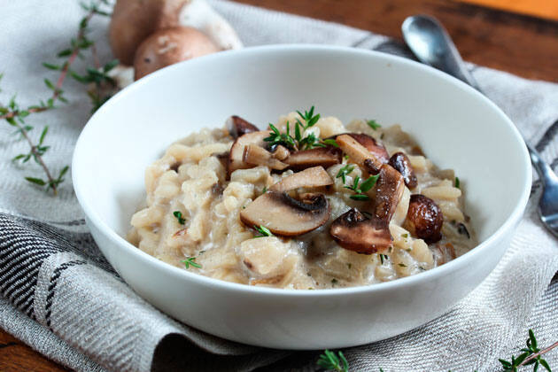 Risotto con setas