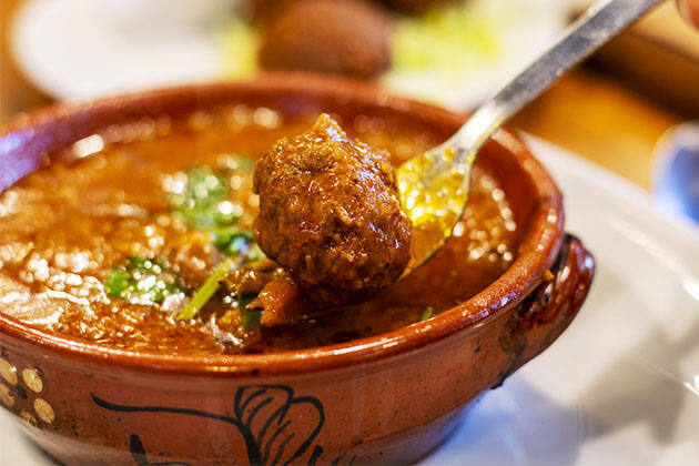 Albóndigas de cordero al estilo marroquí