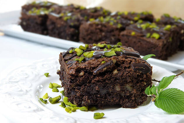 Brownie de algarroba