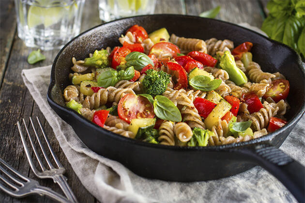 Pasta cocina flexiteriana