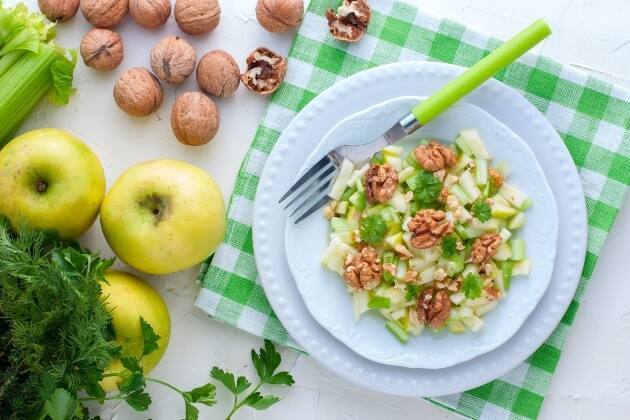 ensalada apio nueces