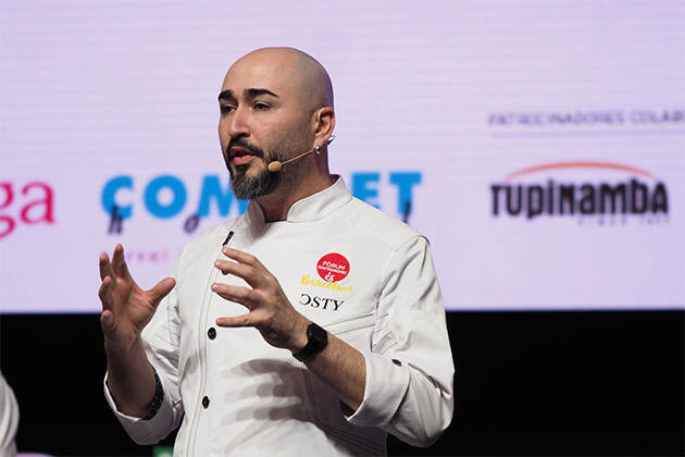 Artur Martínez en el Forum Gastronòmic