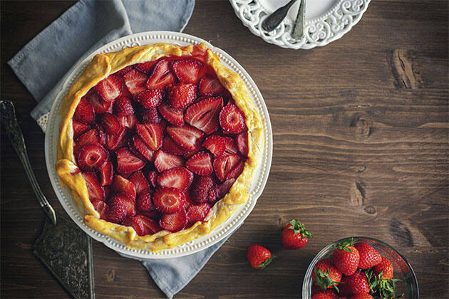 Galette de fresas