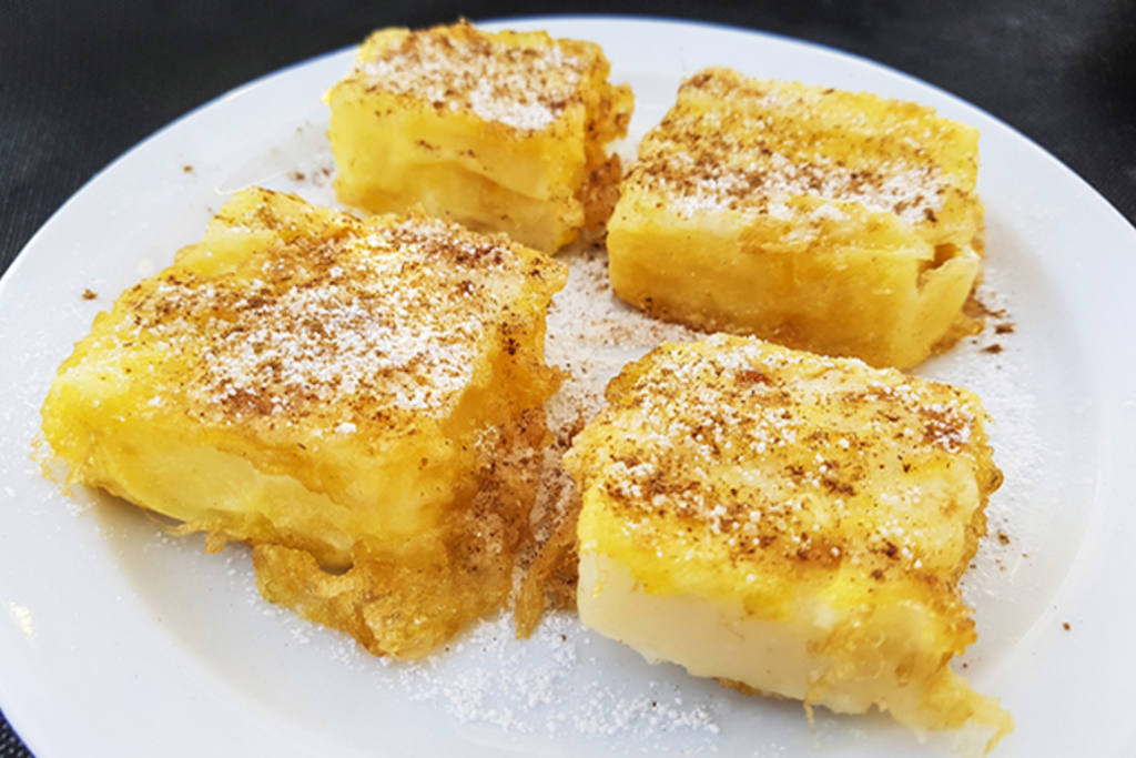 Leche frita de carnaval