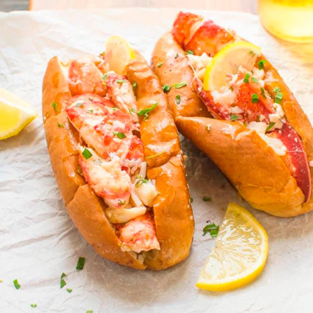 Lobster roll receta Connecticut