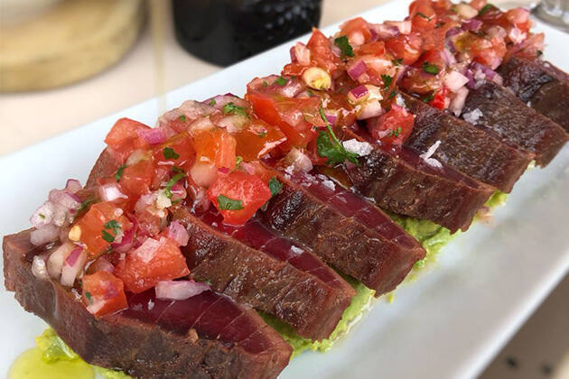 Tataki de atún rojo