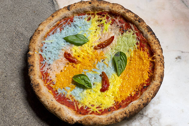 Multicolor Superfoods Pizza en Flax & Kale