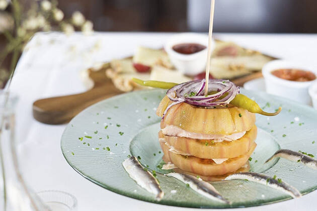Tomate valenciano con ventresca