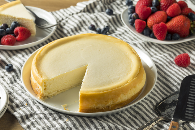 Pastel de queso fresco