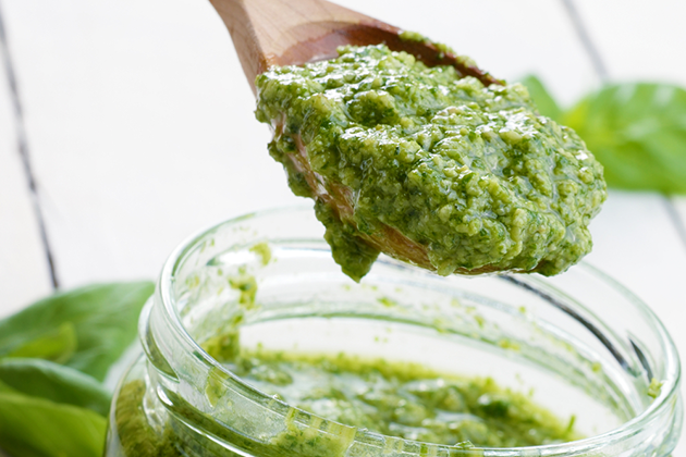 Receta salsa de pesto