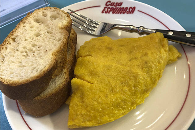 Tortilla de patatas de Casa Espumosa