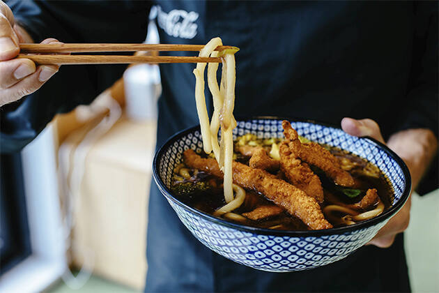 UDON kimchi chicken ramen