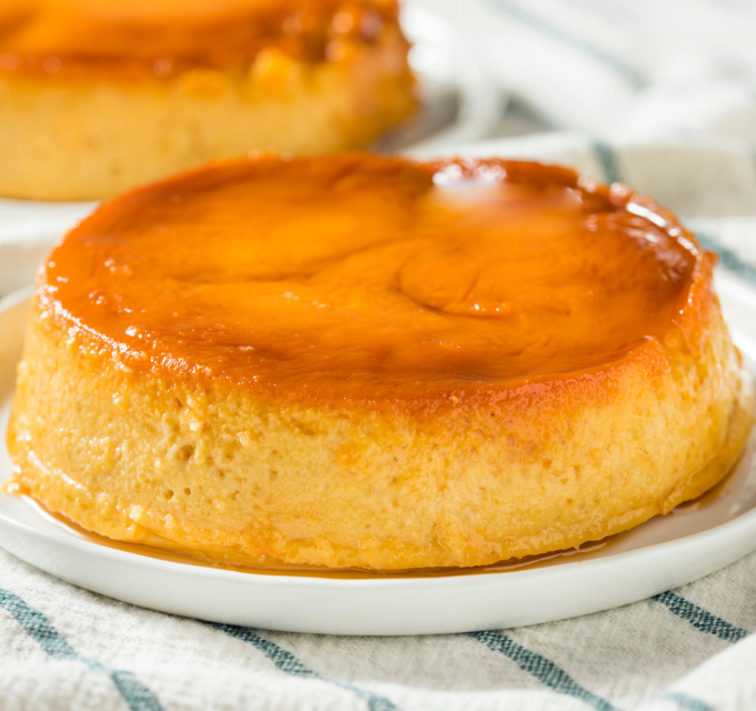 Receta de flan de huevo casero