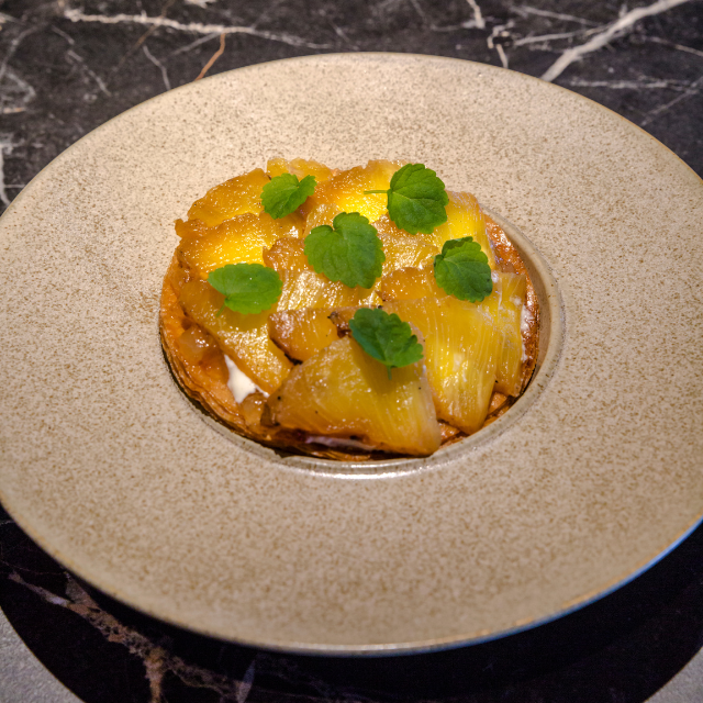 Falso tatin de piña