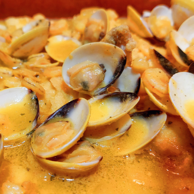 Almejas a la marinera