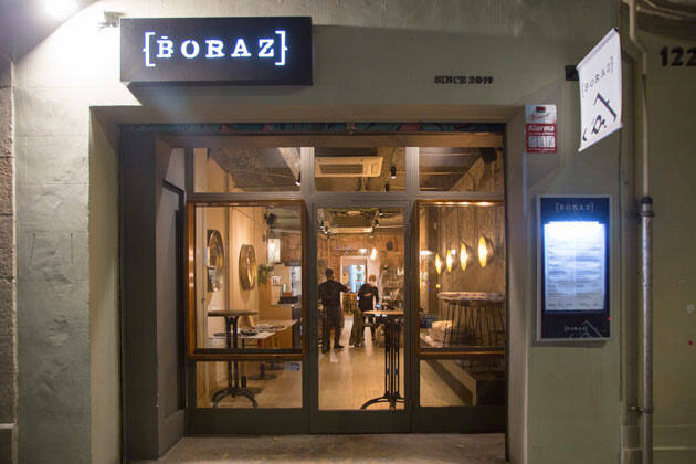 Boraz, cocina de fusión creativa y elaborada