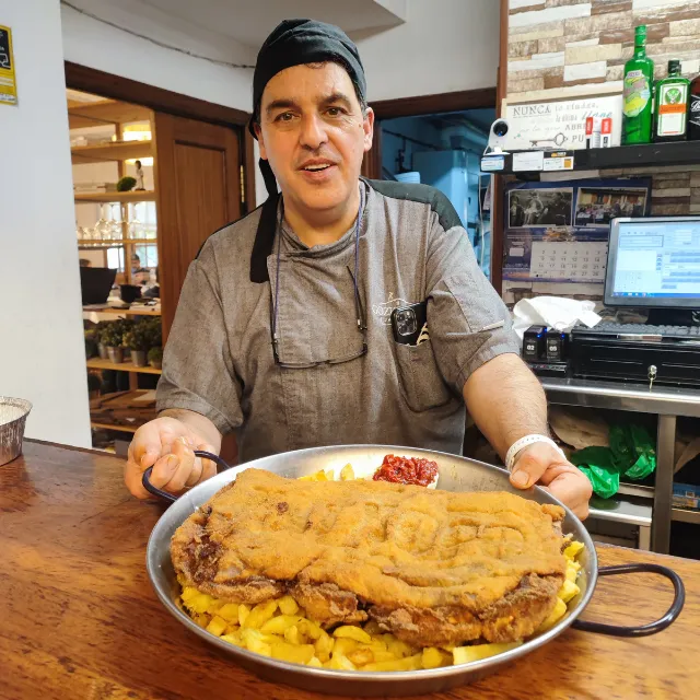 Receta de cachopo premium con cecina de vaca