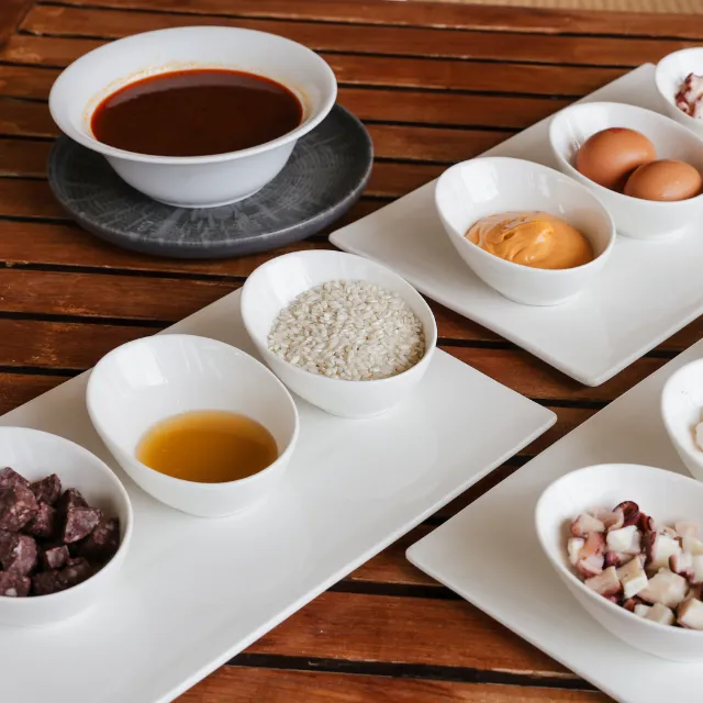 Receta de arroz de pulpo de Le Méridien Ra