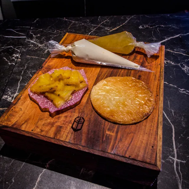 Falso tatin de piña