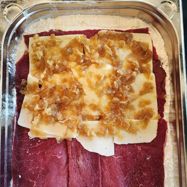 Receta de cachopo premium con cecina de vaca