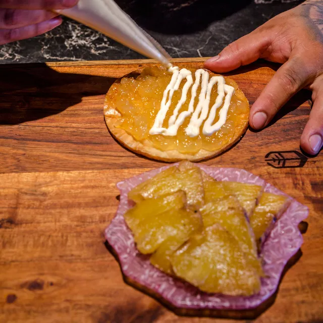 Falso tatin de piña