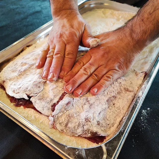 Receta de cachopo premium con cecina de vaca