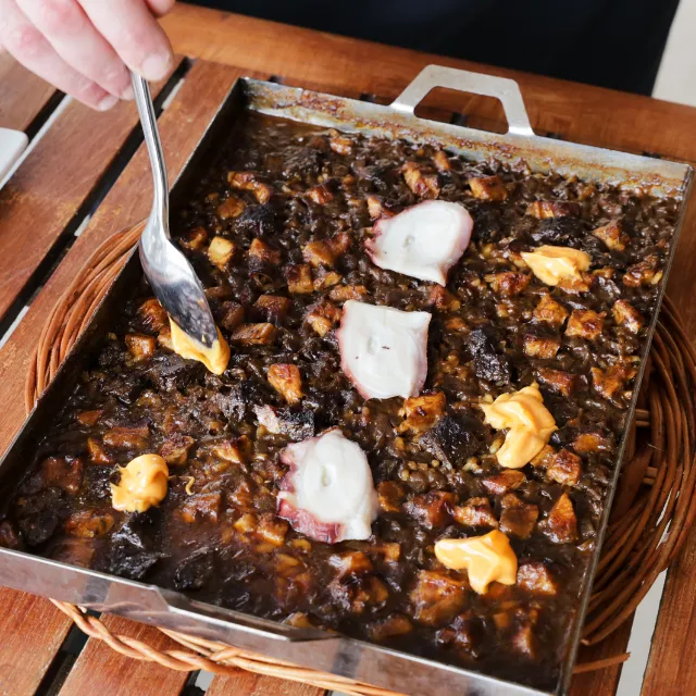 Receta de arroz de pulpo de Le Méridien Ra