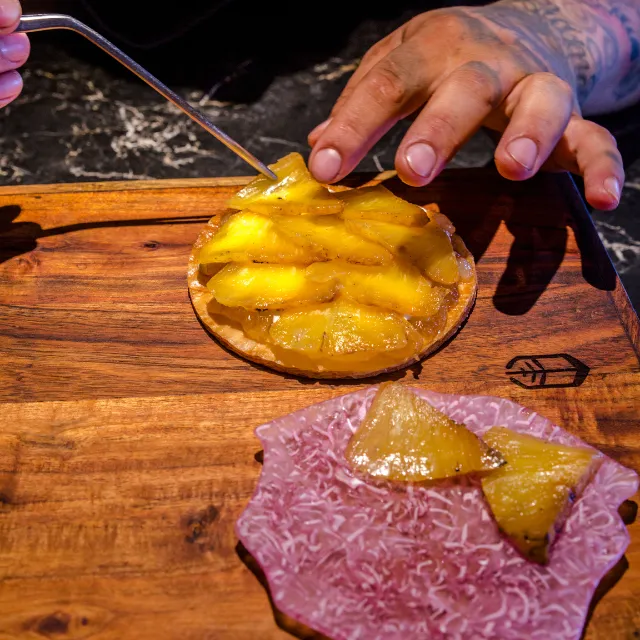 Falso tatin de piña