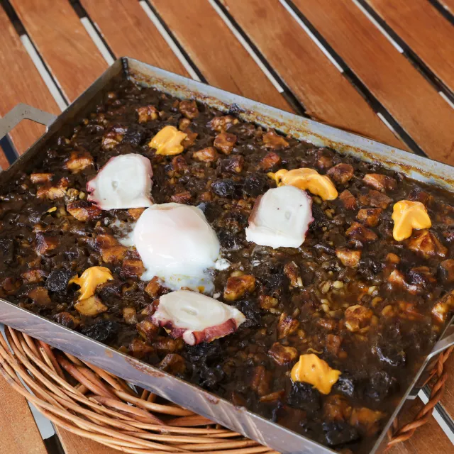 Receta de arroz de pulpo de Le Méridien Ra