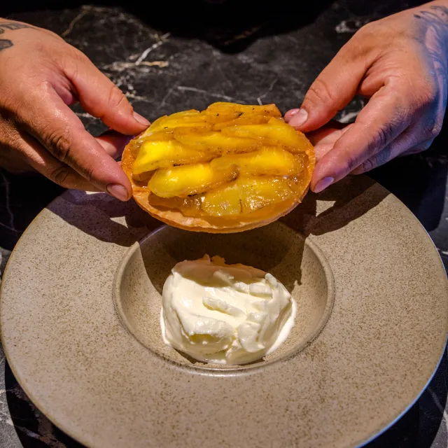 Falso tatin de piña