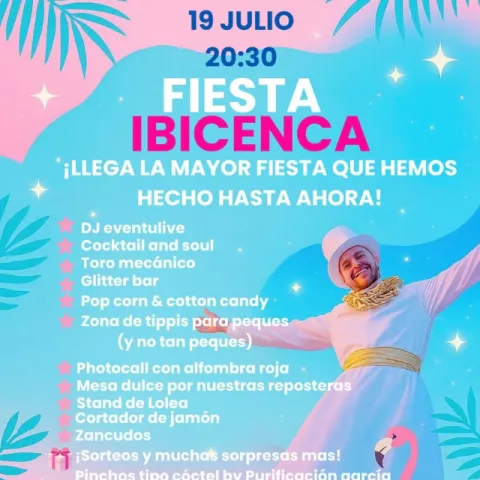 Fiesta ibicenca de Lola & Lía