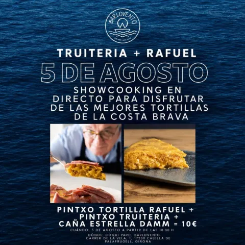 Showcooking en Barlovento: Truiteria x Rafuel
