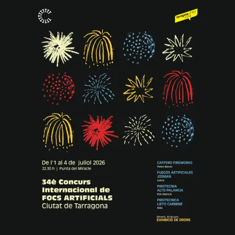 El cielo de Tarragona se ilumina con la 34ª edición del Concurso Internacional de Fuegos Artificiales