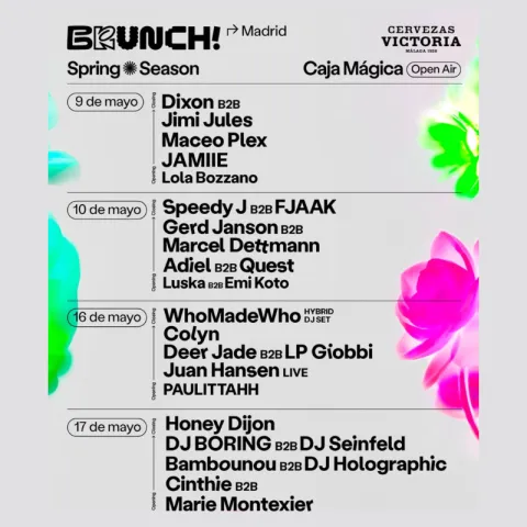 Brunch Electronik arranca su temporada de primavera en Madrid