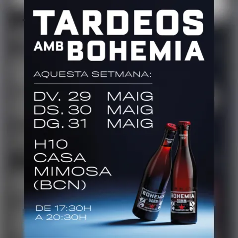 Tardeos con Bohemia: música y cervezas con vistas al atardecer