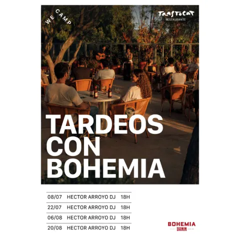Tardeos con Bohemia: música y cervezas con vistas al atardecer