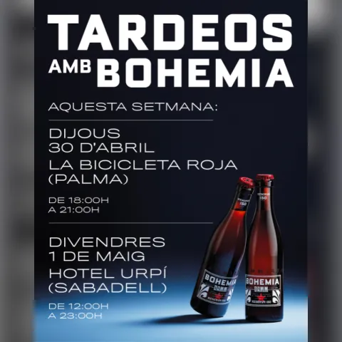 Tardeos con Bohemia: música y cervezas con vistas al atardecer