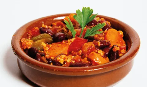 Chili con carne vegano