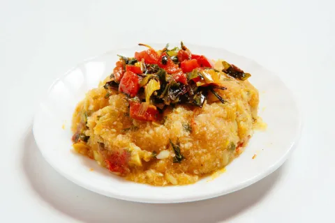 Pirâo de bacalhau
